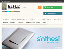 Tablet Screenshot of elfle.cl